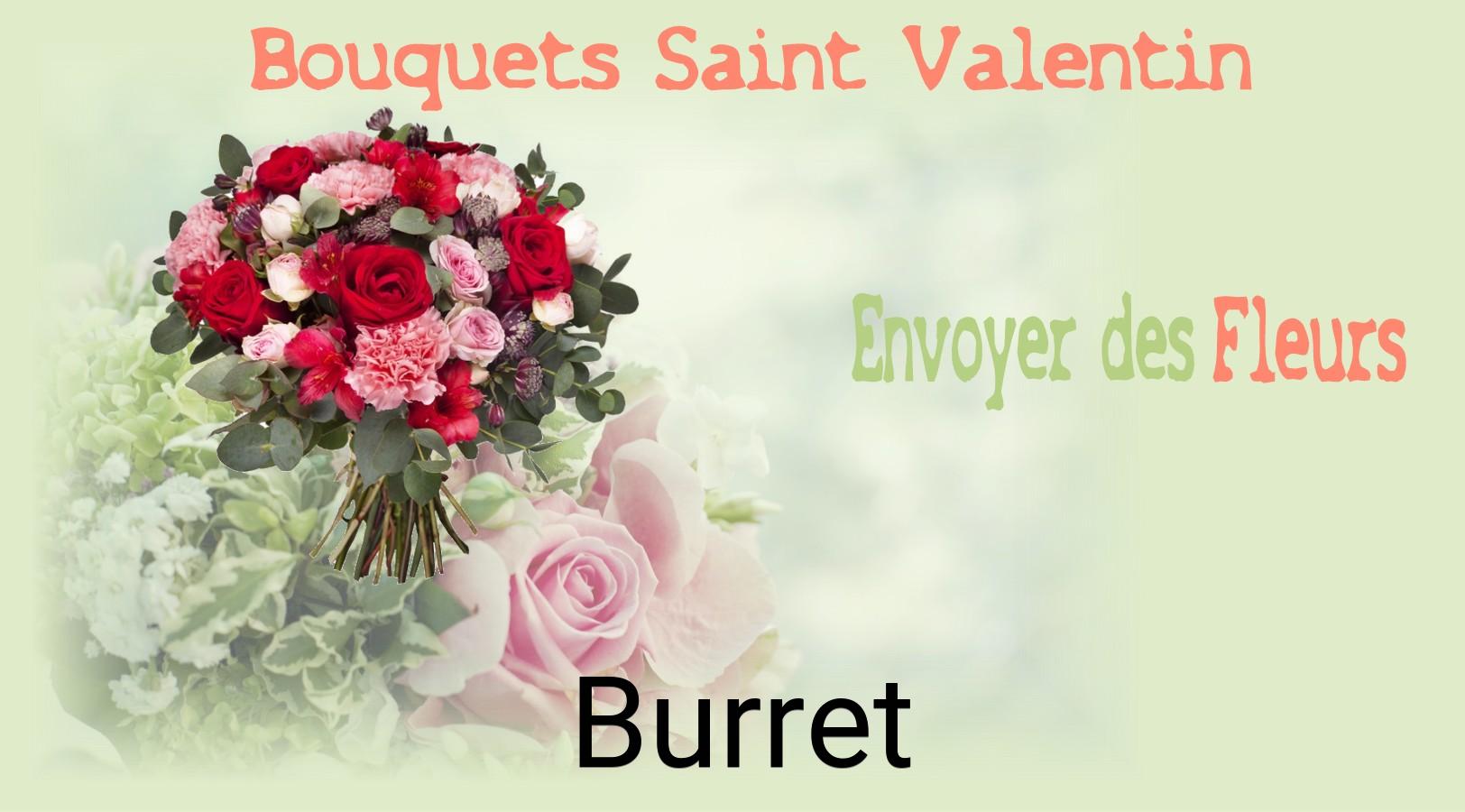 Roses de Saint-Valentin livrées à Burret